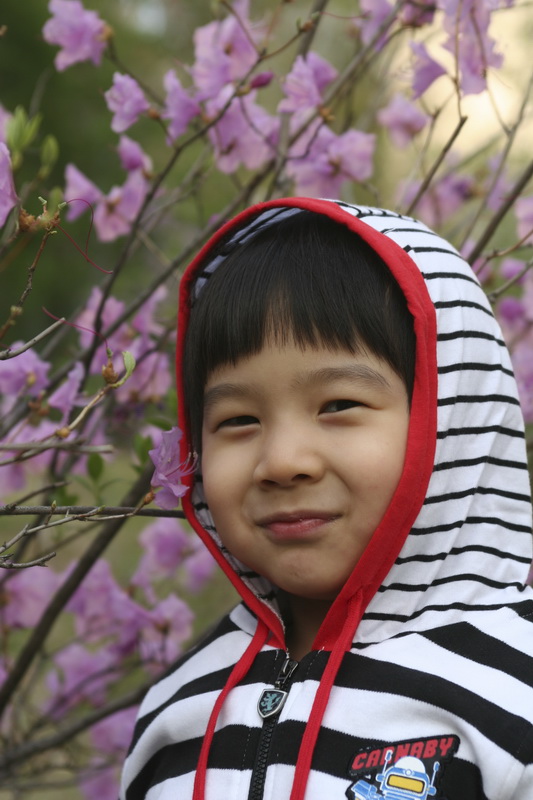 처가에서.