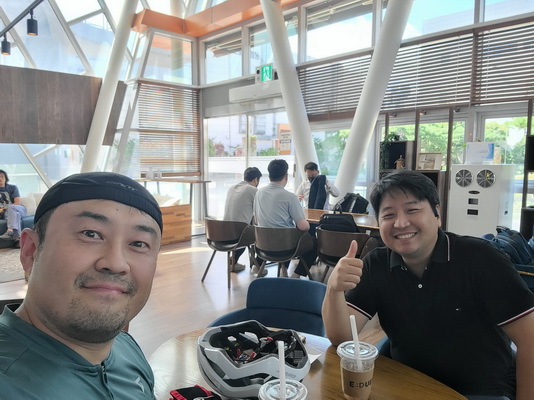 친구만나러 라이딩