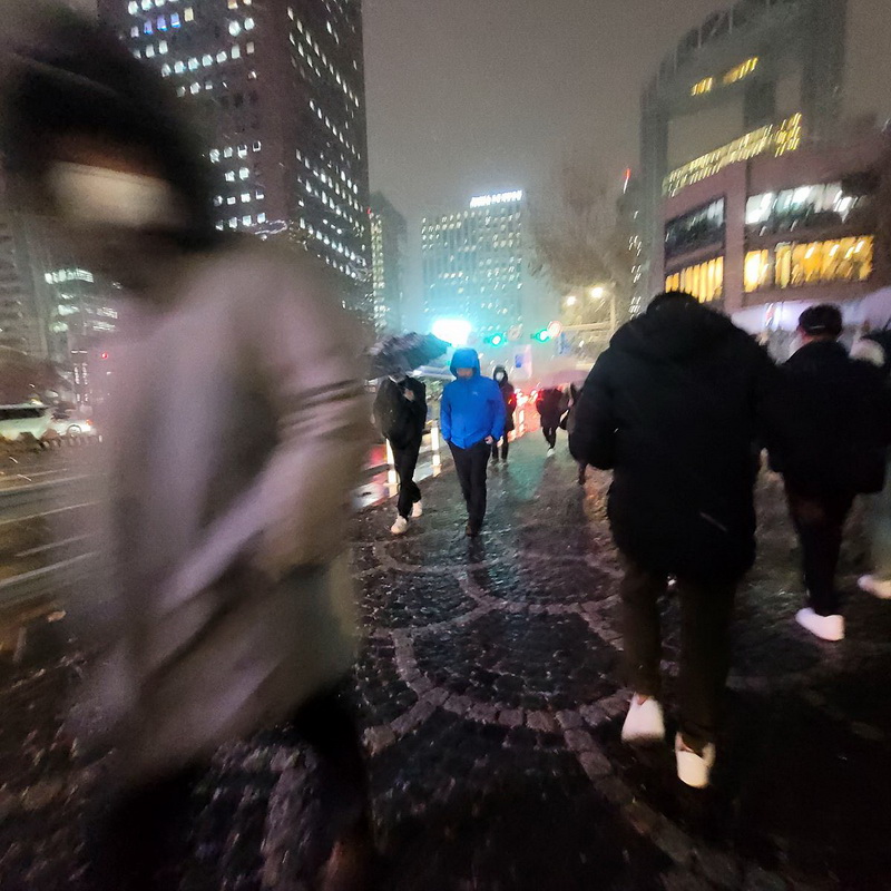 눈 내리는 밤 - 종로
